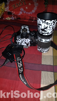 Dslr Camera canon 600d (with 75-300mm joom lens)